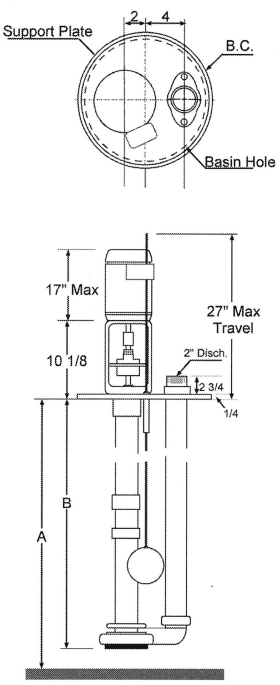 Allied 2SA Sump Pump Unit Allied 2SA Sump Pump Unit